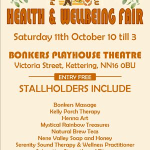 Sat 11th Oct 2025 Health & Wellbeing Fair