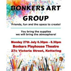 Mon 27th July 2026 Art Group